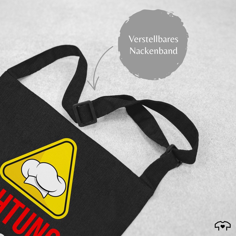 Shirtracer - Apron - Cooking Apron Adult - Achtung Ich