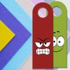 Love Face or Evil Face Door Hanger Angry Friendly Faces