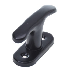 Aqbau® Window Handle Metal (Black) Window Olive Painted Balcony Door Handle Metal Window Handle Small Universal Window Handles Window Fitting