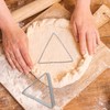 STOBAZA 5 Pcs Triangle Cookie Cutters, Sugar Mold, Pastry Ring,