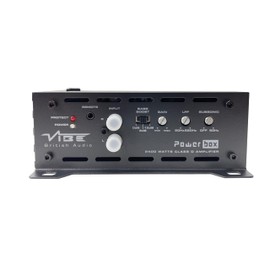 Proscenium Vibe POWERBOX1200.1D-V3 Amplifier for Car Audio: Class D Monoblock Amplifier, 1200 Watts of Power, Bass Boost, Low-Level RCA Input, Remote Gain Control, Compact Design, Black