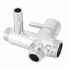 Shower Diverter Valve, G1/2 Wall Mounted Round Copper Bathroom Brass