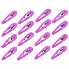 Women 2" Ribbon Wrapped Snap Clips, Barrettes (50pc 2"-Garden Rose)