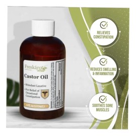 Aceite Ricino Castor Oil Freskaro Comestible Ingerible