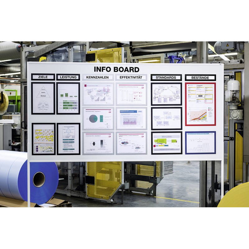 Durable 498723 Info Frame Duraframe Magnetic Top (A3 magnetic frame