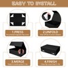 RayofSun Black Gift Boxes with Magnetic Lids for Presents Large