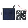 Solar Panel Powered Fan Mini Ventilator 5W 6V Solar Exhaust