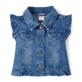 Gymboree,and Toddler Denim Vest,Elm Wash,5T