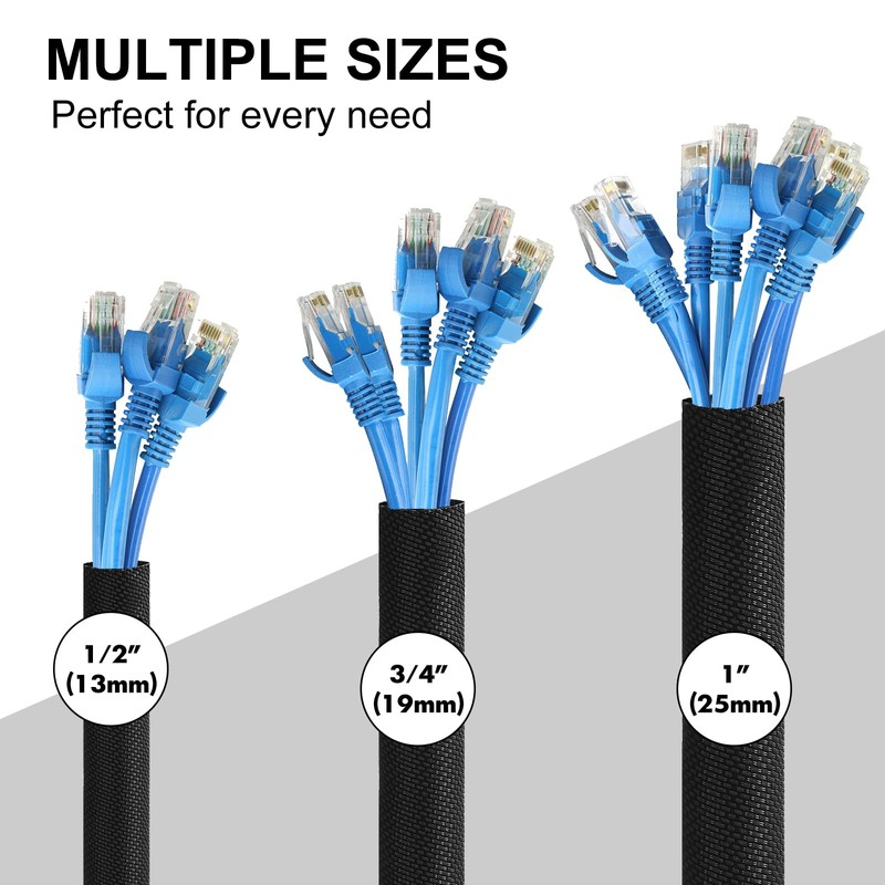 Secbolt Cord Protectors from Pets No Chew, 10ft - 1/2