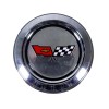 CA Corvette C3 Aluminum Wheel Center Cap W/Emblem 1982