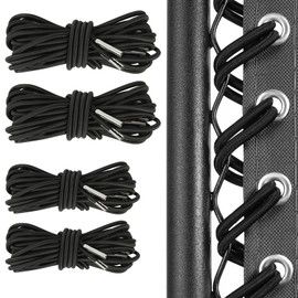Pack of 4 Elastic Bands for Deck Chair, Relaxing Deck Chair, Rubber Cord, Universal Replacement Cords for Sun Lounger, Garden Chair Elastic Cords (2 x 2.3 m + 2 x 1.65 m)