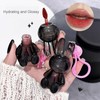 DENESTUP 3Pcs Bunny Hydrating Lip Gloss Set, Jelly Liquid Lipsticks