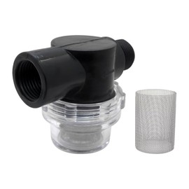JRSHOME Latest Upgraded Water Pump Strainer Filter Set Include Twist On Pipe Strainer and Extra 50 Mesh Stainless Steel Filter Screen, RV Replacement 1/2 Sediment Filter for Shurflo Pumps