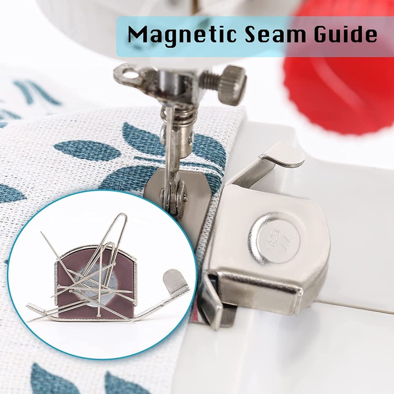 Jonnick Sew Seam Allowance Ruler and Magnetic Seam Guide for
