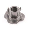 SD Products PTN0811ST-10 4 Pronged T-Nut, Stainless Steel, M8 x