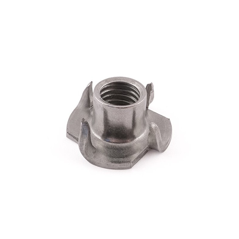 SD Products PTN0811ST-10 4 Pronged T-Nut, Stainless Steel, M8 x