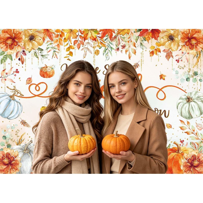 Grateful Thanksgiving Backdrop 8x6FT We are So Grateful for You