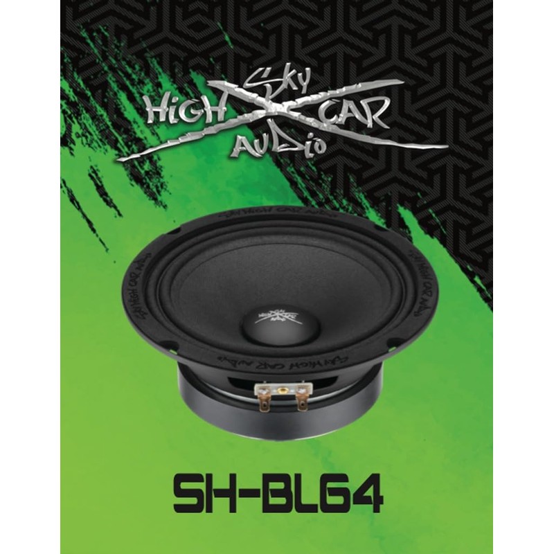 Sky High Car Audio SH-BL64 6.5" 4 ohm Midrange Loudspeaker