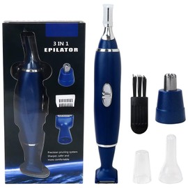 BUTITNOW New 3 in 1 Nose Ear Hair Trimmer Face Eyebrow Shaver Clipper Groomer Cleaner