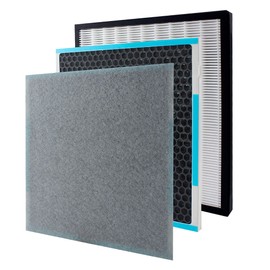 InvisiClean Filtro de repuesto True HEPA / carbón activado, compatible con purificadores de aire InvisiClean Aura IC-5018 y Sensa IC-5120