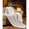 Tache White Ivory Super Soft Warm Polar Faux Fur with