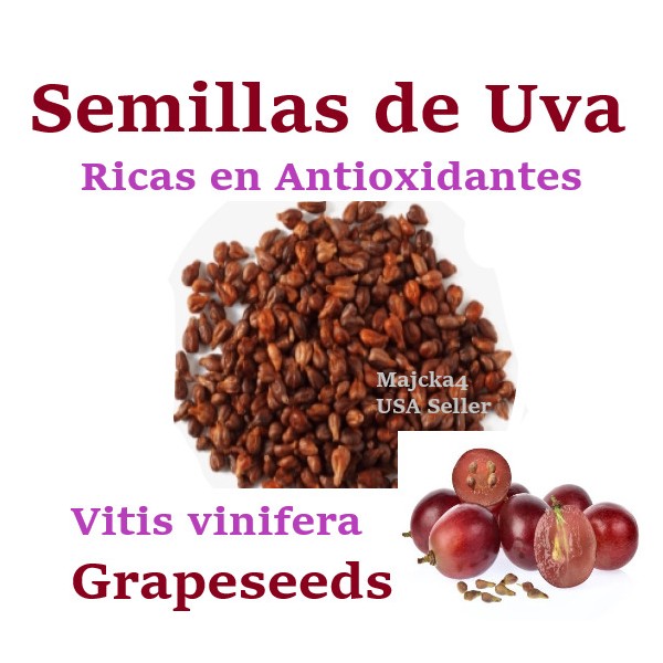 Semillas de Uva 4 oz hierbas Antioxidantes seeds Vitis vinifera herbs tea