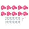 TYTOGE 10Pcs Rock Climbing Holds,Indoor Outdoor Rock Wall Climbing Kit,Comfortable
