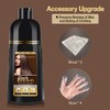Dark Brown Hair Dye Shampoo for Men and Women 500