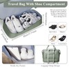 Travel Duffel Bag with Shoes Compartment, Overnight Weekender Bags for