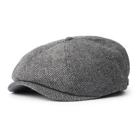 Brixton Brood SNAP Cap, Grey/Black, L