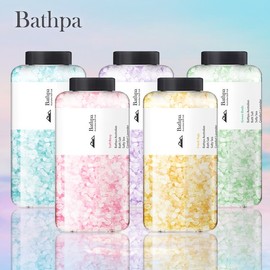 Vaspa Bath Spa Bath Salts 1200g (Select 1 of 5) - 04.Bath Salt_Lavender Scent / 바스파 입욕제 바스솔트 1200g 5종 택1 - 04.바스솔트_라벤더향