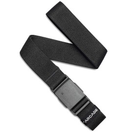Arcade Belts Explore Adventure Belt, Stretch Webbing, Travel-Friendly, One Size Fits Most, Essential - Black