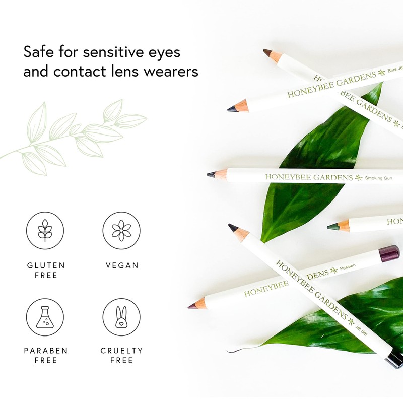 Honeybee Gardens Effortless Eye Liner Pencil in Jet Set Black,