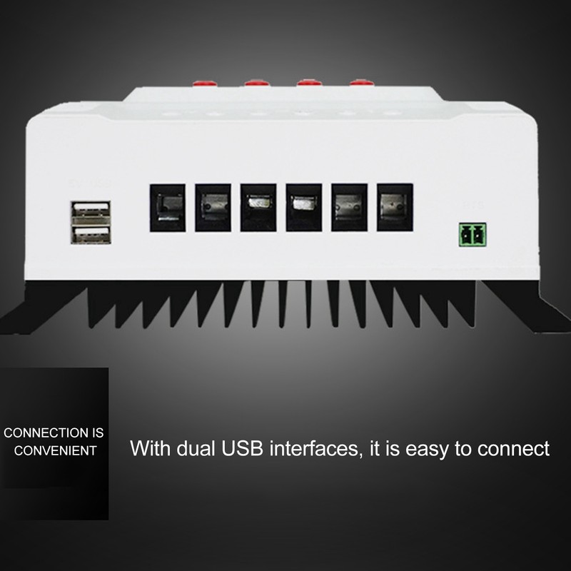 10A MPPT Solar Charge Controller Solar Panel Controller for Villas