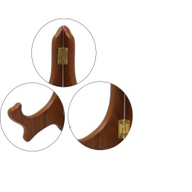 Banberry Designs Walnut Folding Wood Easels - Premium Quality -  Set of 3 - #1333-5