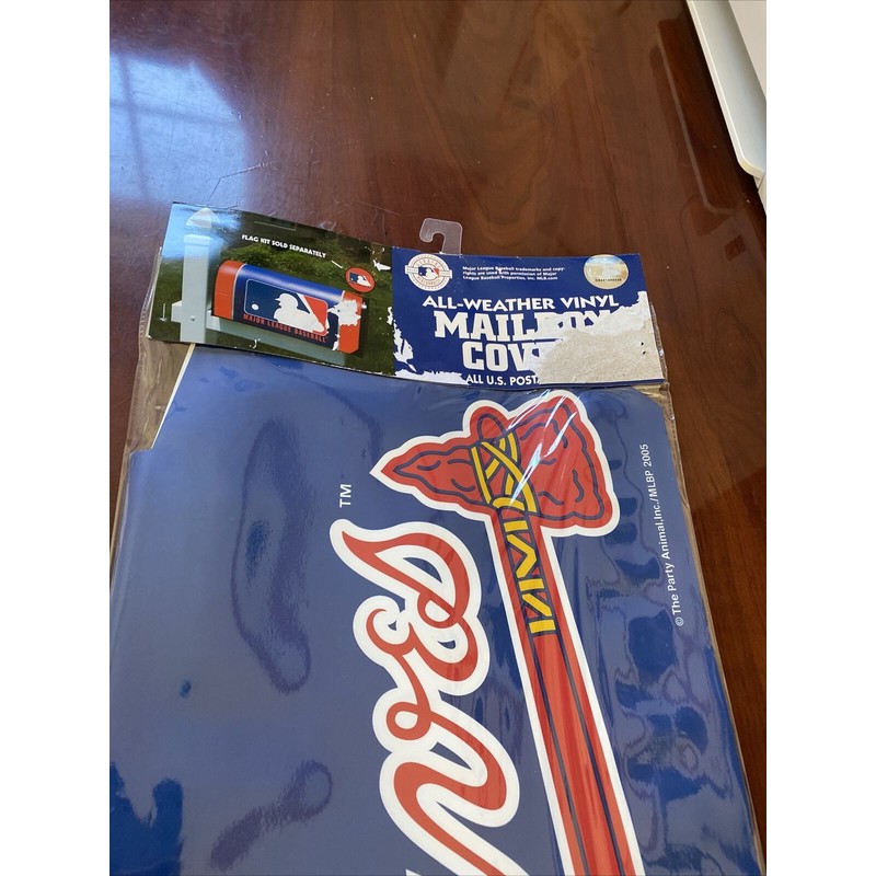 Party Animal Atlanta Braves All-Weather Vinyl Mailbox Cover