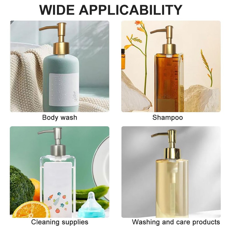 Soap Dispenser Pump Head Replacement, 4Pcs Lotion Dispensers Pump Heads