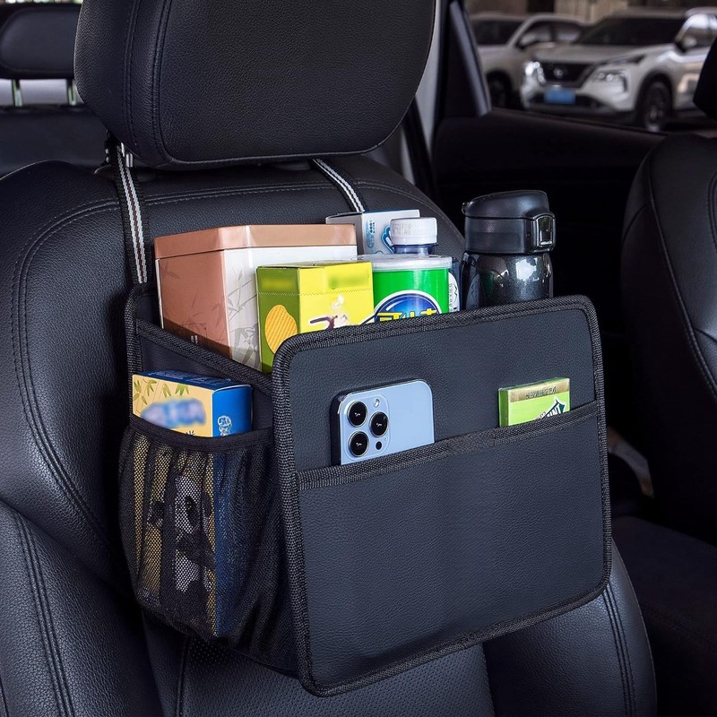 Zukida Car Seat Back Pocket, Multi-functional Hanging Car Storage Box,