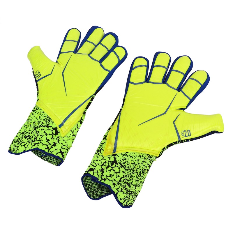 Soccer Goalkeeper Gloves Thickened Latex Anti Slip Breathable Cushioning Soccer