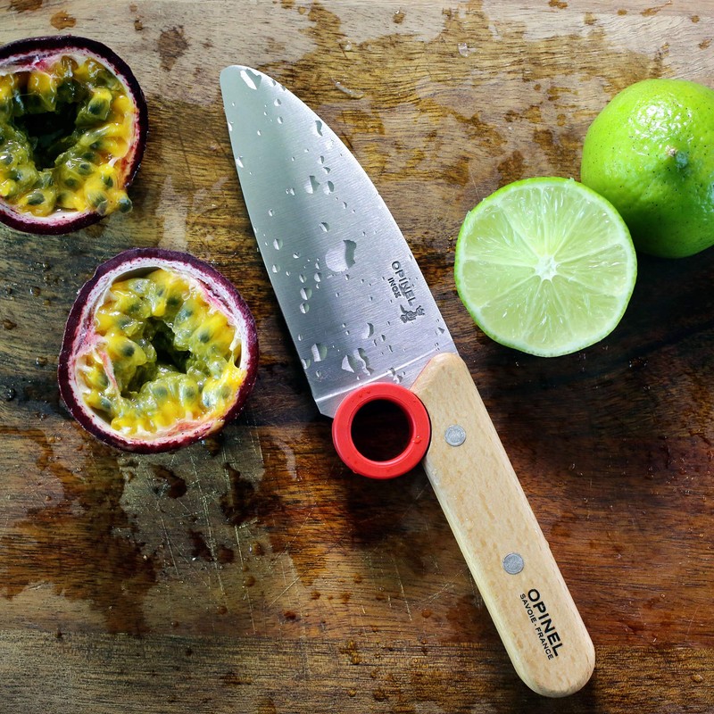 Opinel Le Petit Chef Knife Set, Chef Knife with Rounded
