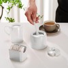 KooK Sugar and Creamer Set, 3 Piece, Pitcher, Sugar Bowl