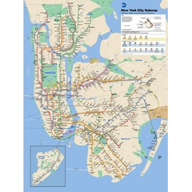 New York Puzzle Company - Transit Maps New York Subway Map - Rompecabezas de 500 piezas