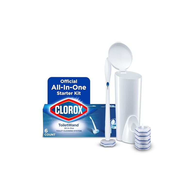 Clorox ToiletWand Disposable Cleaning System with Refill Heads