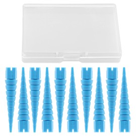 10 Pcs Wood Anchor Stripped Screw Hole Repair, for Wood, Door, Fixing Striped Screw Holes, Fits Sizes 2 to 16, Nail Holes from Stripped to Gripped (Color:Blue)