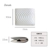 Dom Teporna Snakeskin Bi-fold Wallet, Genuine Leather, Python, Leather, Small