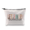 XYANFA Veterinary Technician Makeup Bag Vet Tech Student Graduation Gifts