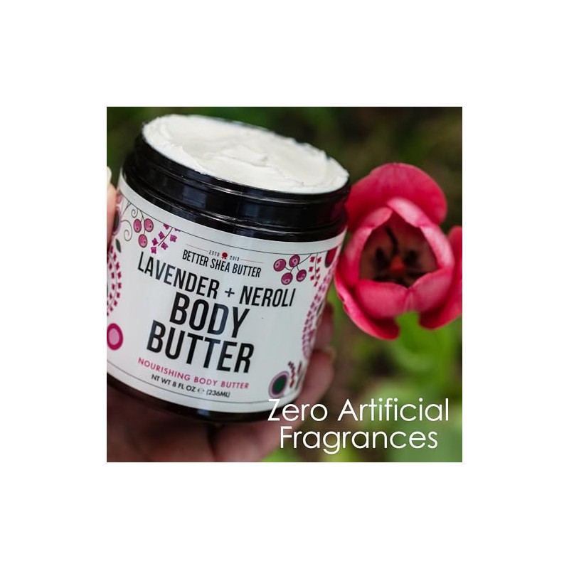 Lavender Rose Neroli Body Butter by Better Shea Butter -
