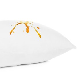 Fairpeak Pillow Covers 100% Waterproof Protectors with Zipper, Pillow Cases, Pillow Encasement, Soft, Breathable, Comfortable, Gentle, White, King Size, 20x 36, 4 Pack