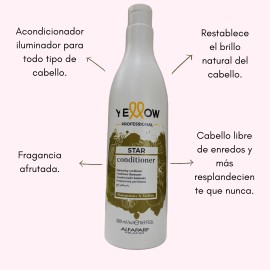 Acondicionador Iluminador Star Yellow 500ml Brillo Suavidad