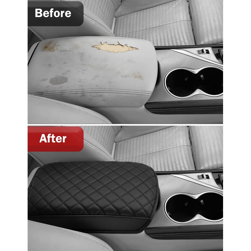 KBH Center Console Armrest Cover for Infiniti Q50 2014-2024, Middle